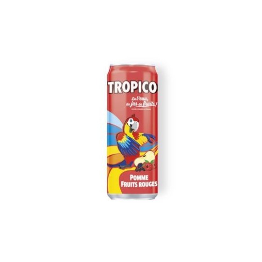 Tropico Pomme Fruits Rouges 33cl - Pack de 24 – Boisson Fruité pour Pros | H.T.S. Halal Traders & Services