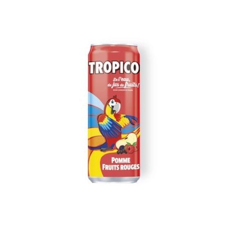 Tropico Pomme Fruits Rouges 33cl - Pack de 24 – Boisson Fruité pour Pros | H.T.S. Halal Traders & Services