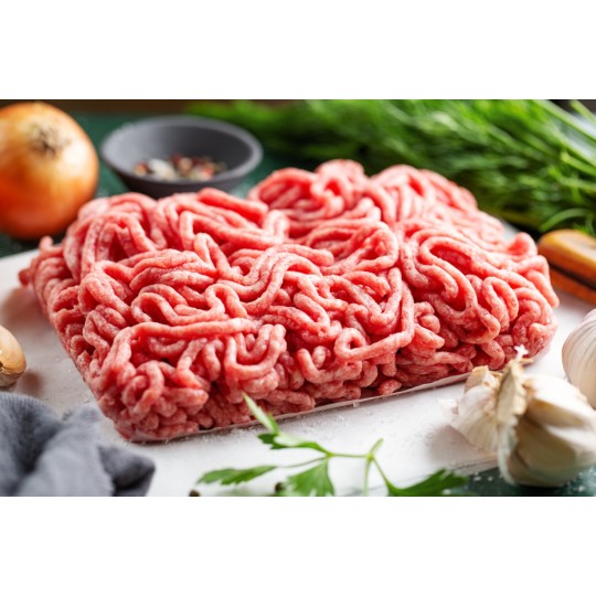 Viande hachée halal égrenée 1kg – Polyvalente et pratique | H.T.S. Halal Traders & Services