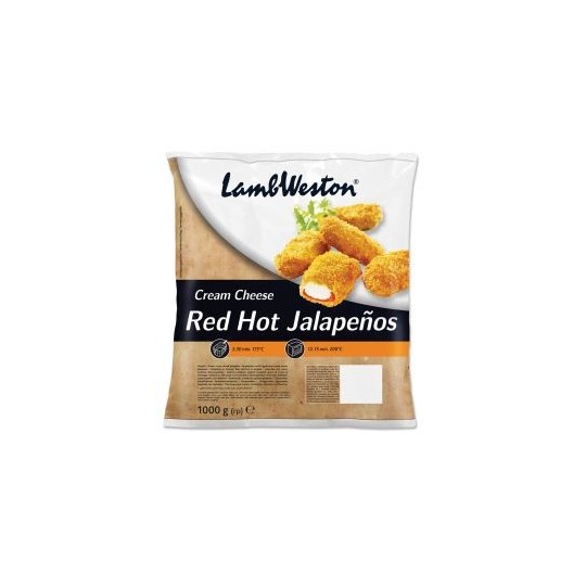 Lambweston Cheddar Jalapeños Rouge - Pack de 1kg – Alliance épicée et crémeuse | H.T.S. Halal Traders & Services