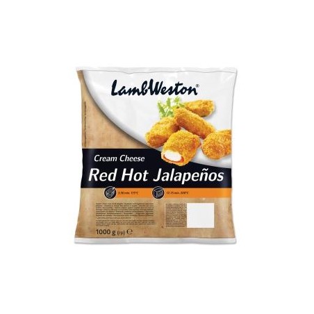 Lambweston Cheddar Jalapeños Rouge - Pack de 1kg – Alliance épicée et crémeuse | H.T.S. Halal Traders & Services