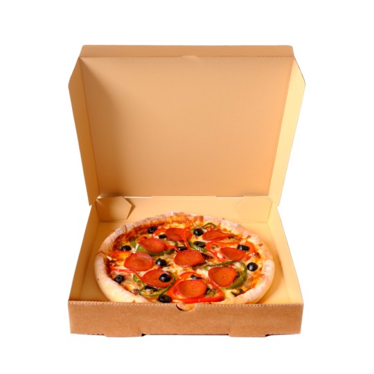 Boîte à Pizza Kraft 40 cm – Grand format pour pizzas XL | H.T.S Halal Traders & Services