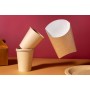 Gobelets kraft 18 cl – 100 pièces – Service chaud ou froid | H.T.S - Halal Traders & Services