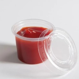 Pot sauce 30 ml avec couvercle – Pack de 500 | H.T.S Halal Traders & Services