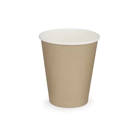 Gobelets kraft 18 cl – 100 pièces – Service chaud ou froid | H.T.S - Halal Traders & Services