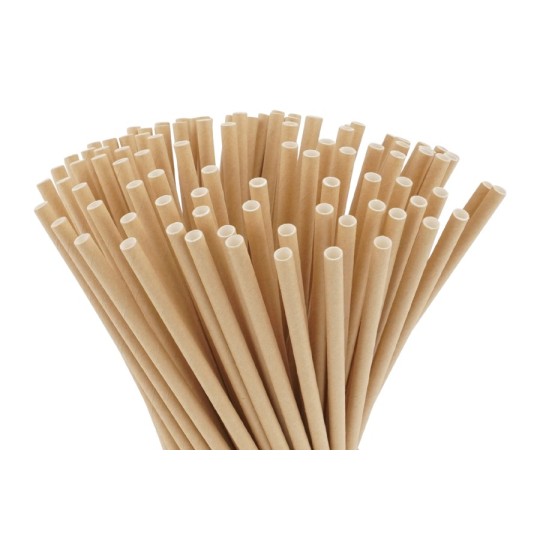 Pailles en carton 6 mm x 210 mm – Lot de 3 500 | H.T.S Halal Traders & Services