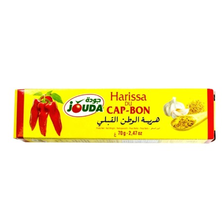 Jouda Sauce Harissa 70g pack 12 – Sauce épicée en gros | H.T.S. Halal Traders & Services