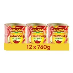 Sicam Sauce Harissa 760g x 12 – Sauce piquante | H.T.S. Halal Traders & Services