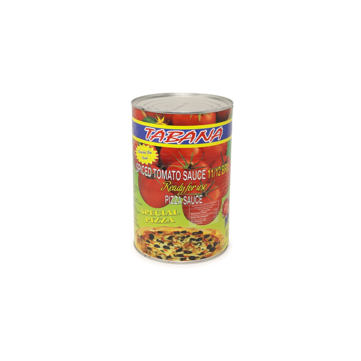 Tabana Sauce Tomate Pizza 5/1 – Gros format | H.T.S. Halal Traders & Services