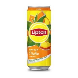 Lipton Ice Tea Pêche 33cl - Pack de 24 – Thé glacé fruité | H.T.S. Halal Traders & Services