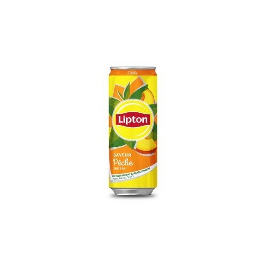 Lipton Ice Tea Pêche 33cl - Pack de 24 – Thé glacé fruité | H.T.S. Halal Traders & Services