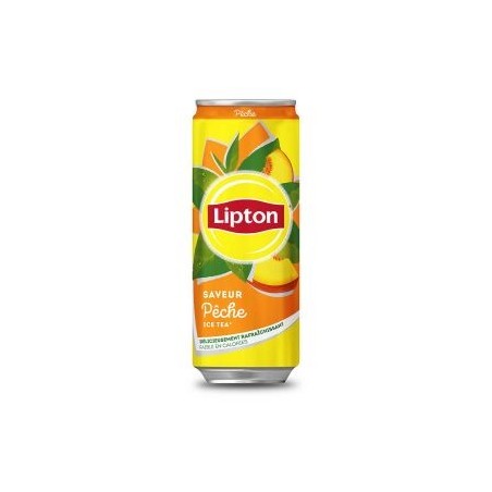 Lipton Ice Tea Pêche 33cl - Pack de 24 – Thé glacé fruité | H.T.S. Halal Traders & Services