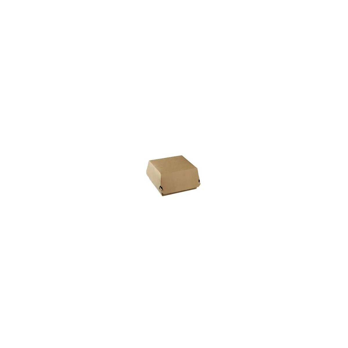 Boîte Kraft Burger S - Pack de 600 Emballage Écologique | H.T.S. Halal Traders & Services
