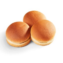 Pain burger sans sésame 1002 - Pack de 48 – Surgelé pour professionnels | H.T.S. Halal Traders & Services