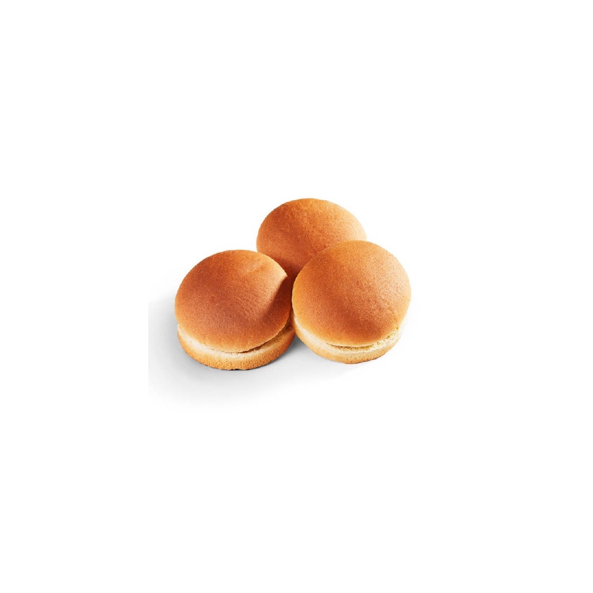 Pain burger sans sésame 1002 - Pack de 48 – Surgelé pour professionnels | H.T.S. Halal Traders & Services
