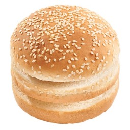 Pain hamburger 1008 - Pack de 48 – Buns moelleux surgelés | H.T.S. Halal Traders & Services