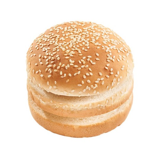 Pain hamburger 1008 - Pack de 48 – Buns moelleux surgelés | H.T.S. Halal Traders & Services