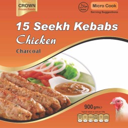 Crown Sheek Kebab Poulet Halal - Pack de 15 pour les Pros | H.T.S. Halal Traders & Services