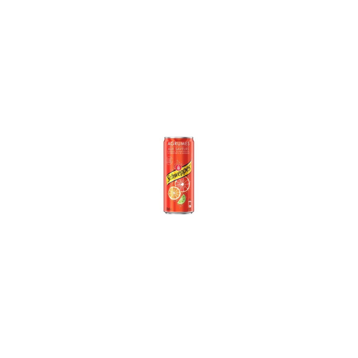 Schweppes Agrume 33cl - Pack de 24 – Boisson gazeuse aux agrumes | H.T.S. Halal Traders & Services