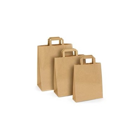 Sac Kraft Brun Small 28×17×29 cm – Pack de 250 – Petit format pratique | H.T.S. Halal Traders & Services