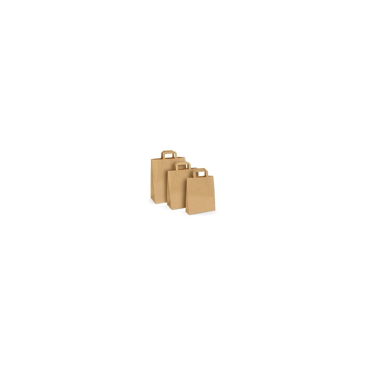 Sac Kraft Brun Small 28×17×29 cm – Pack de 250 – Petit format pratique | H.T.S. Halal Traders & Services