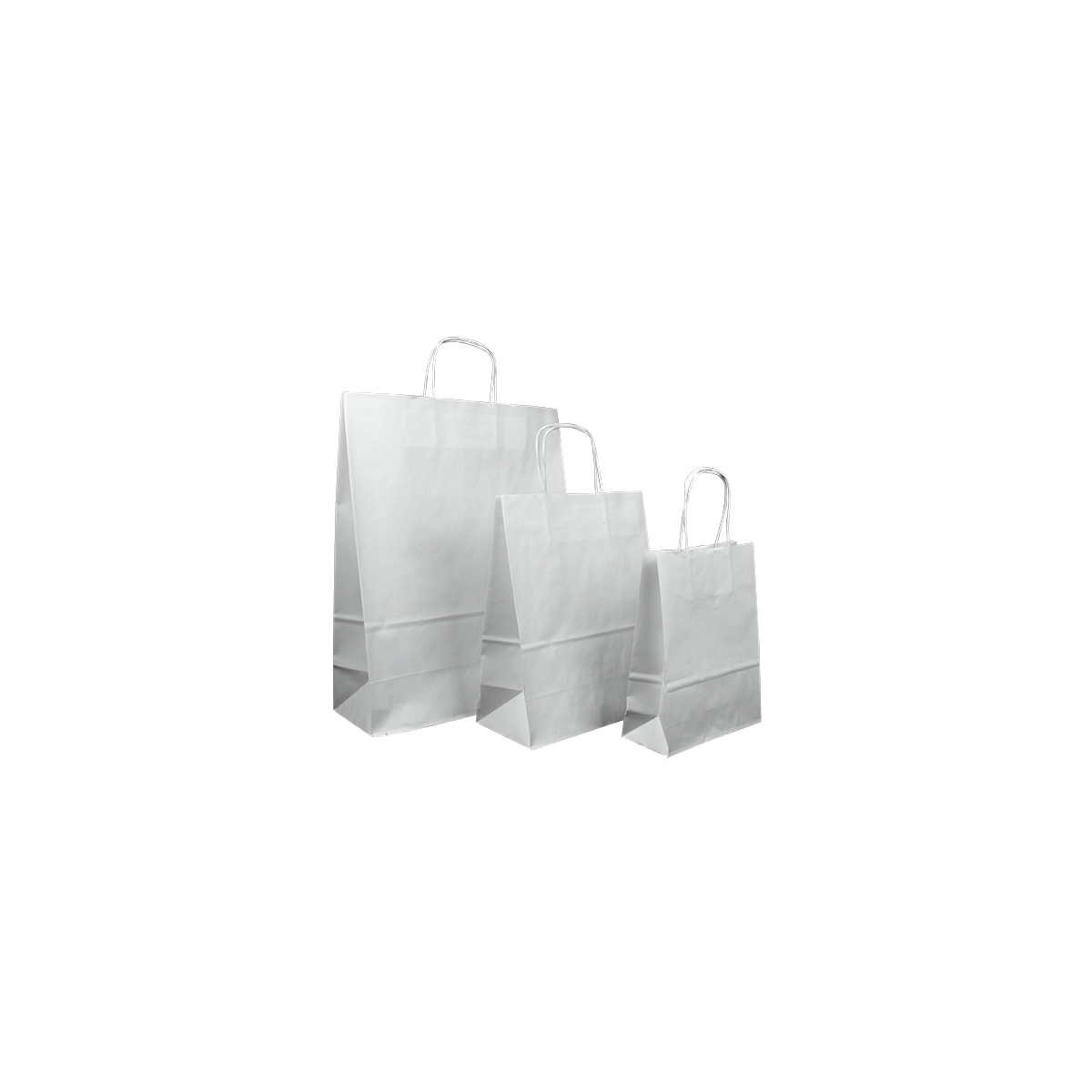 Sac kraft blanc 15x15 cm – Format 6/6 – Pour petite vente à emporter | H.T.S. Halal Traders & Services