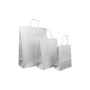 Sac kraft blanc 15x15 cm – Format 6/6 – Pour petite vente à emporter | H.T.S. Halal Traders & Services