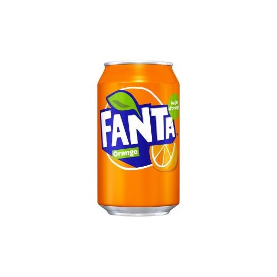 Fanta Orange 33cl - Pack de 24 – Canettes de soda fruité | H.T.S. Halal Traders et Services