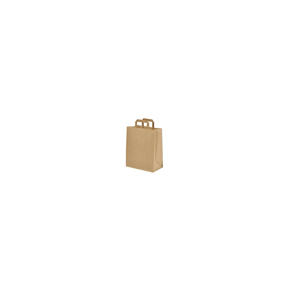 Sac Kraft Brun Medium 26x17x26cm - Pack de 250 | H.T.S. Halal Traders & Services