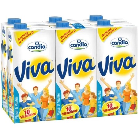 Lait Demi-Écrémé 1L – Pack de 6 bouteilles | H.T.S. Halal Traders & Services