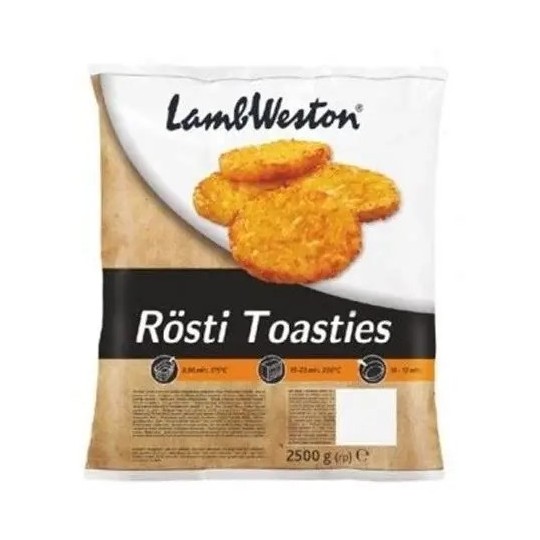 Lambweston Rösti Toasties 2.5kg – Qualité professionnelle pour restauration rapide