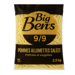 Ben's - Frites 9/9 Pré-Salées  - Pack de 10kg | H.T.S. Halal Traders & Services