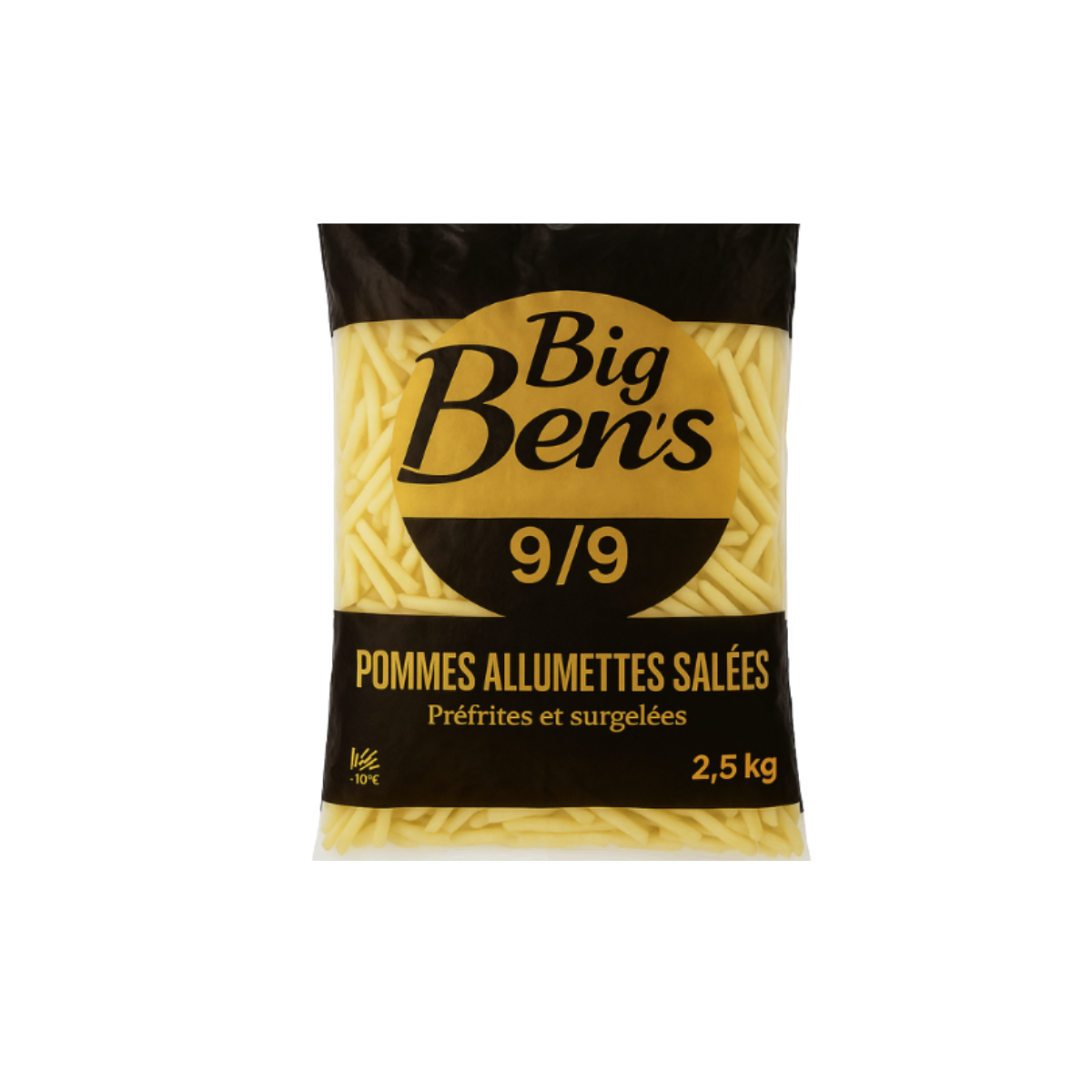 Ben's - Frites 9/9 Pré-Salées  - Pack de 10kg | H.T.S. Halal Traders & Services