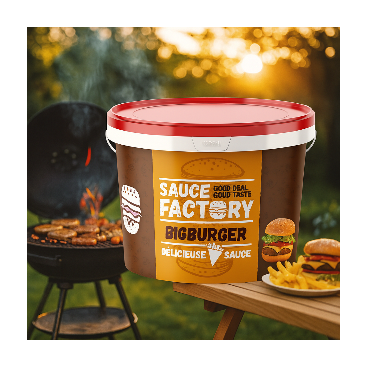 FACTORY SAUCE BIG BURGER 4.7Lts