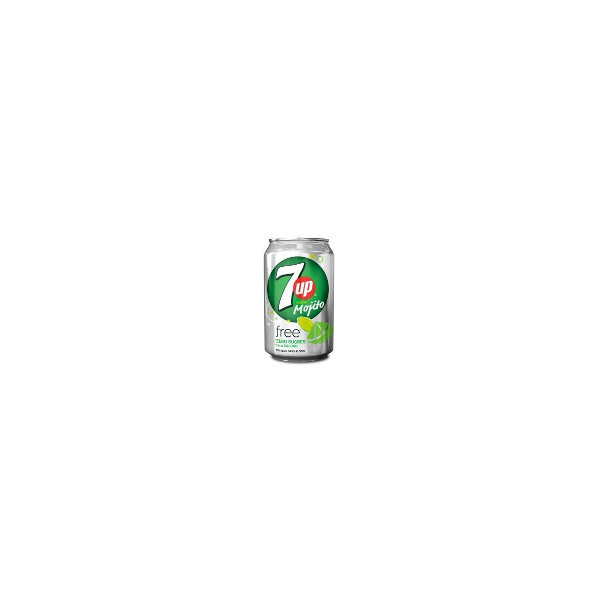 7UP Mojito Zero 33cl - Pack de 24 – Soda sans sucre et sans alcool | H.T.S. Halal Traders & Services