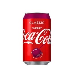 Coca-Cola Cherry 33cl, Pack de 24 – Saveur cerise exceptionnelle| H.T.S Halal Traders & Services