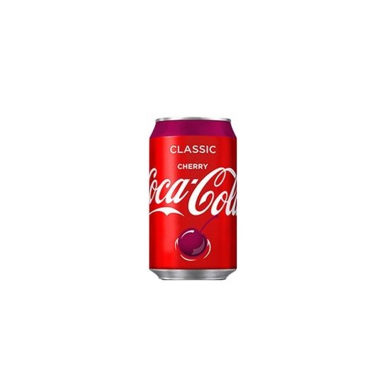 Coca-Cola Cherry 33cl, Pack de 24 – Saveur cerise exceptionnelle| H.T.S Halal Traders & Services