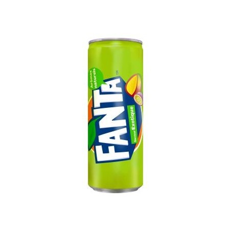 Fanta Exotic 33cl - Pack de 24 – Soda aux fruits exotiques | H.T.S. Halal Traders & Services