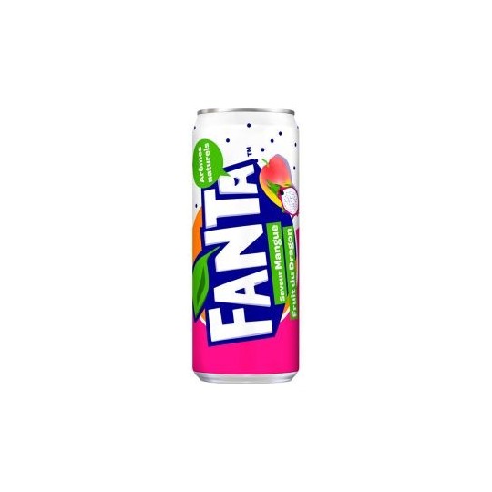 Fanta Mangue Fruit du Dragon 33cl Pack de 24 pour Professionnels | H.T.S Halal Traders & Services