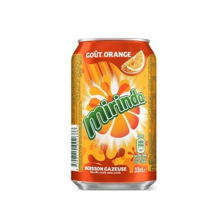 Mirinda Orange 33cl - Pack de 24 – Boisson pétillante orange | H.T.S. Halal Traders & Services