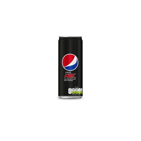 Pepsi Max 33cl - Pack de 24 – Soda sans sucre goût cola  | H.T.S. Halal Traders & Services