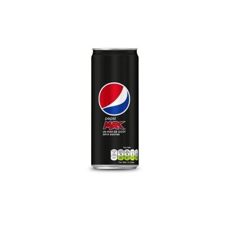 Pepsi Max 33cl - Pack de 24 – Soda sans sucre goût cola  | H.T.S. Halal Traders & Services