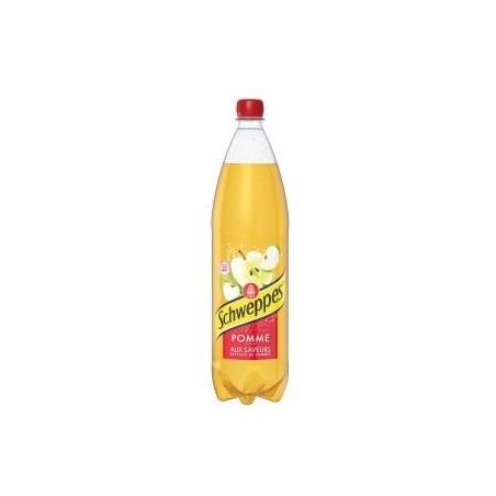 Schweppes Pomme 33cl x24 – Boisson gazeuse à la pomme | H.T.S. Halal Traders & Services